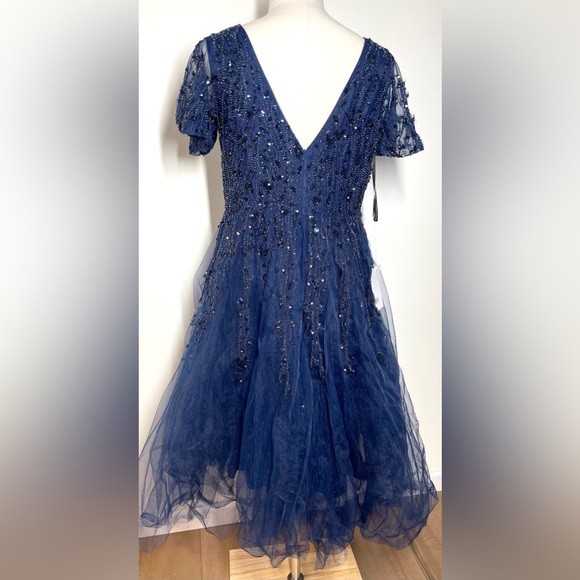 Mac Duggal 20304 | Tea Length Fit n Flare Tulle | Cocktail Dress | Women’s 12 - Picture 6 of 8